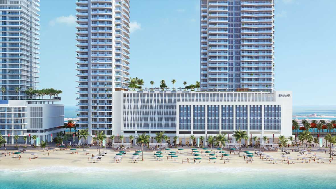 Marina Vista Emaar Beachfront | Sea View Apartments for Sale in Dubai